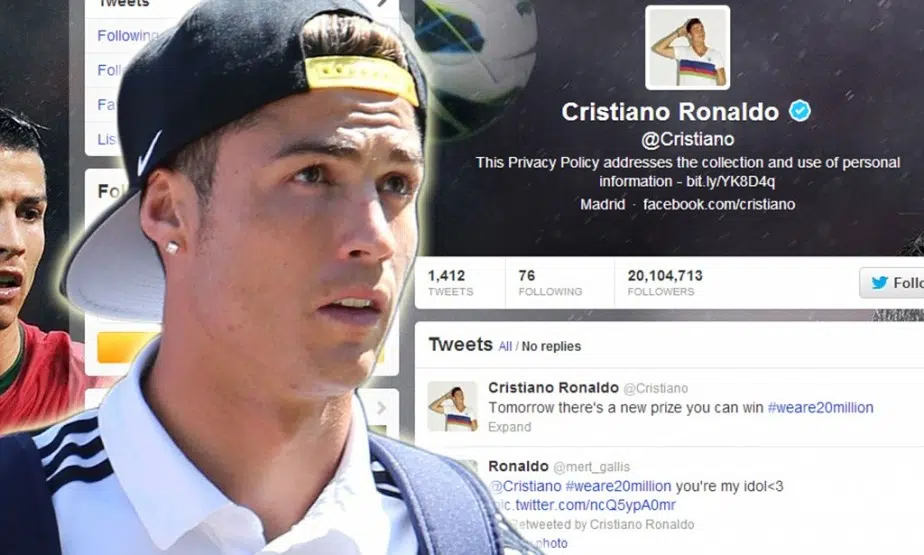 Le prix d’un tweet de Cristiano Ronaldo s’élève à 230.000 €